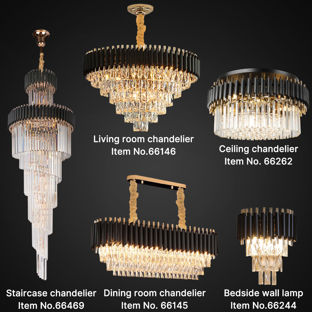 The Most Popular Contemporary Black Chandeliers-Ethereal Series