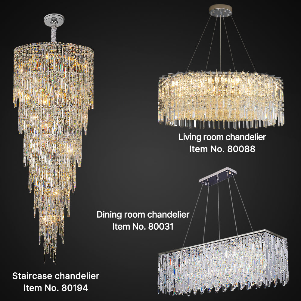 Top-Level Luxurious All-Crystal Chandelier-Sparkling Series