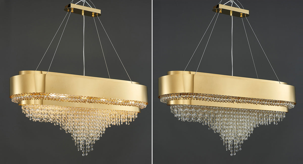 golden crystal living room chandelier Anima Pendant