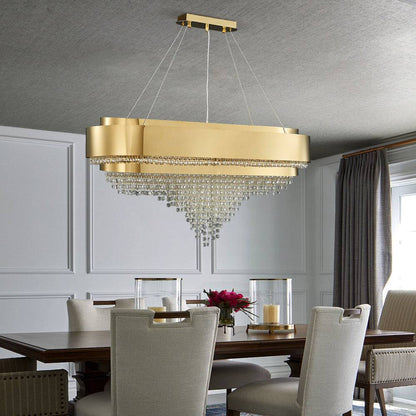 golden crystal living room chandelier Anima Pendant yoogee