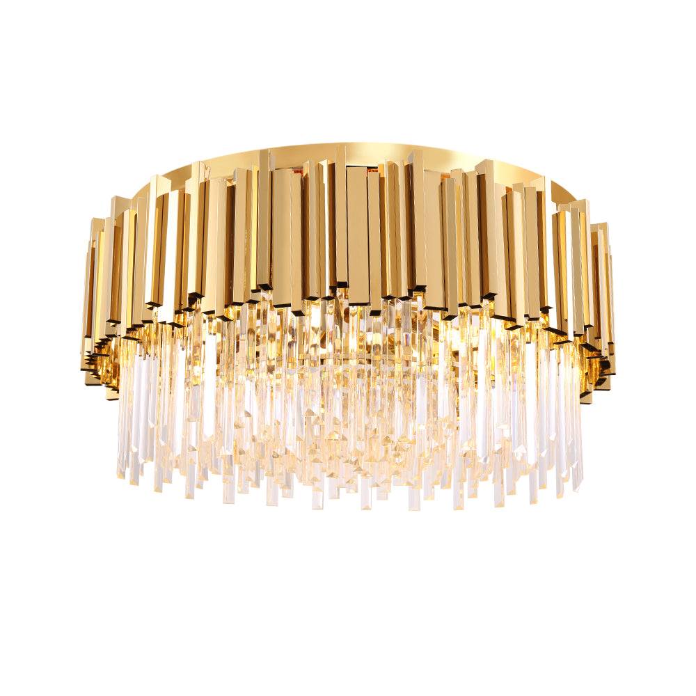 Golden crystal living room ceiling light Astra Ceiling yoogee