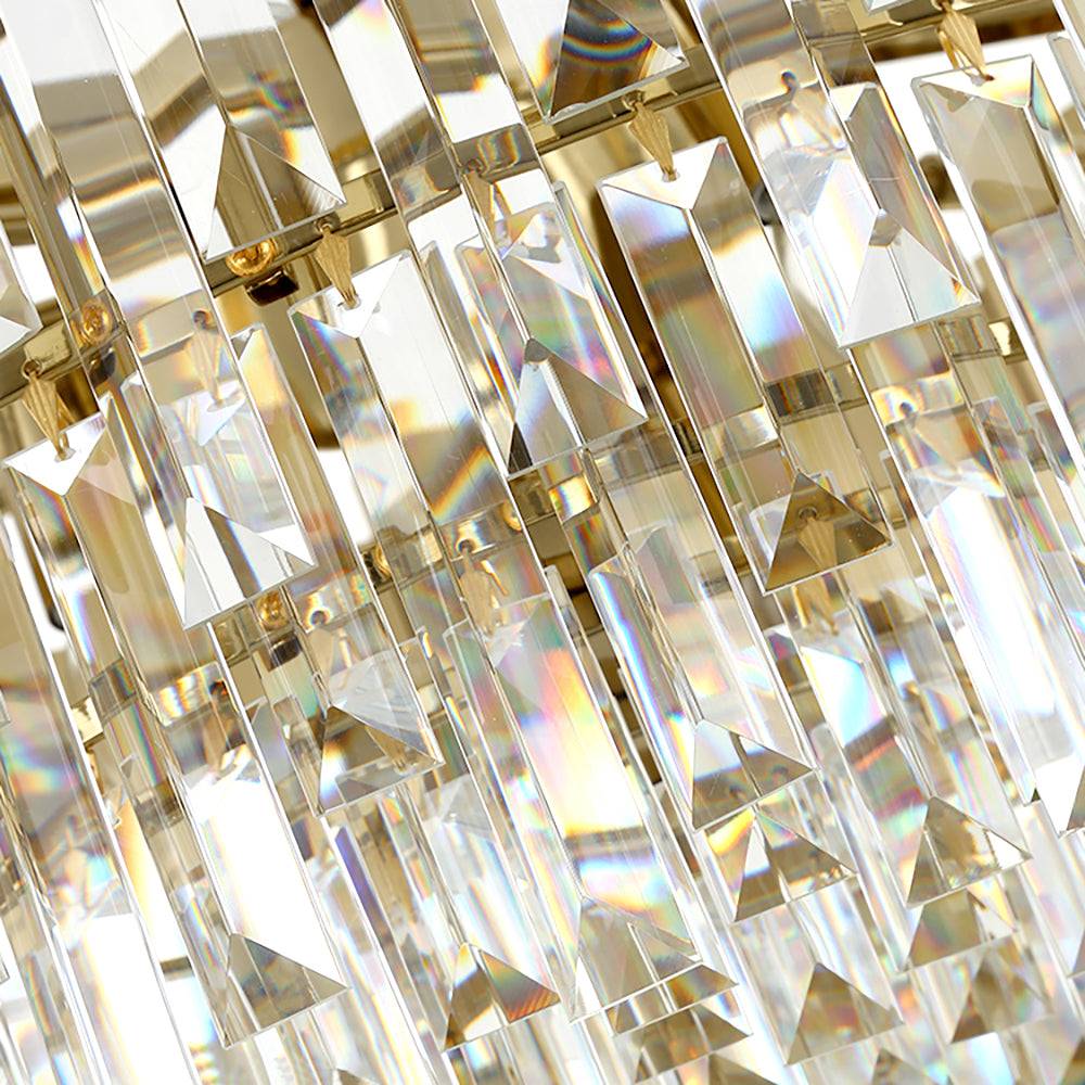 Golden crystal living room ceiling light Astra Ceiling yoogee