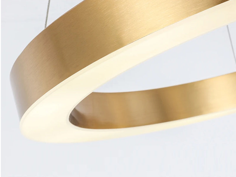 Golden Circle Living Room Pendant Light Aurora detail