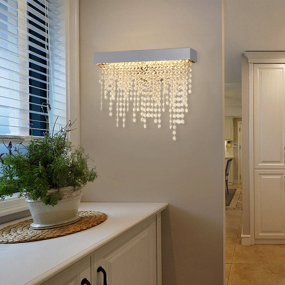 Tassel Crystal Indoor Wall Lamp Bling Sconce