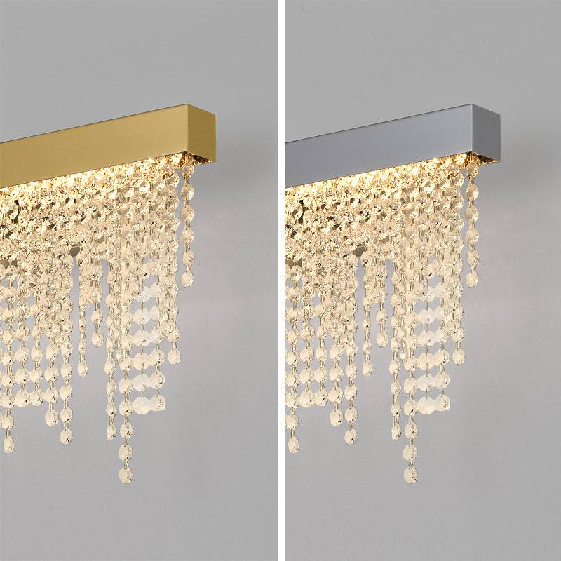 Tassel Crystal Indoor Wall Lamp Bling Sconce yoogee