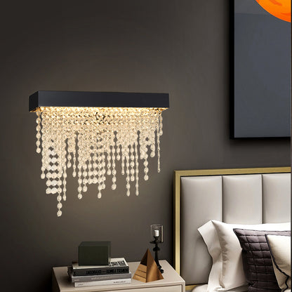 Tassel Crystal Indoor Wall Lamp Bling Sconce