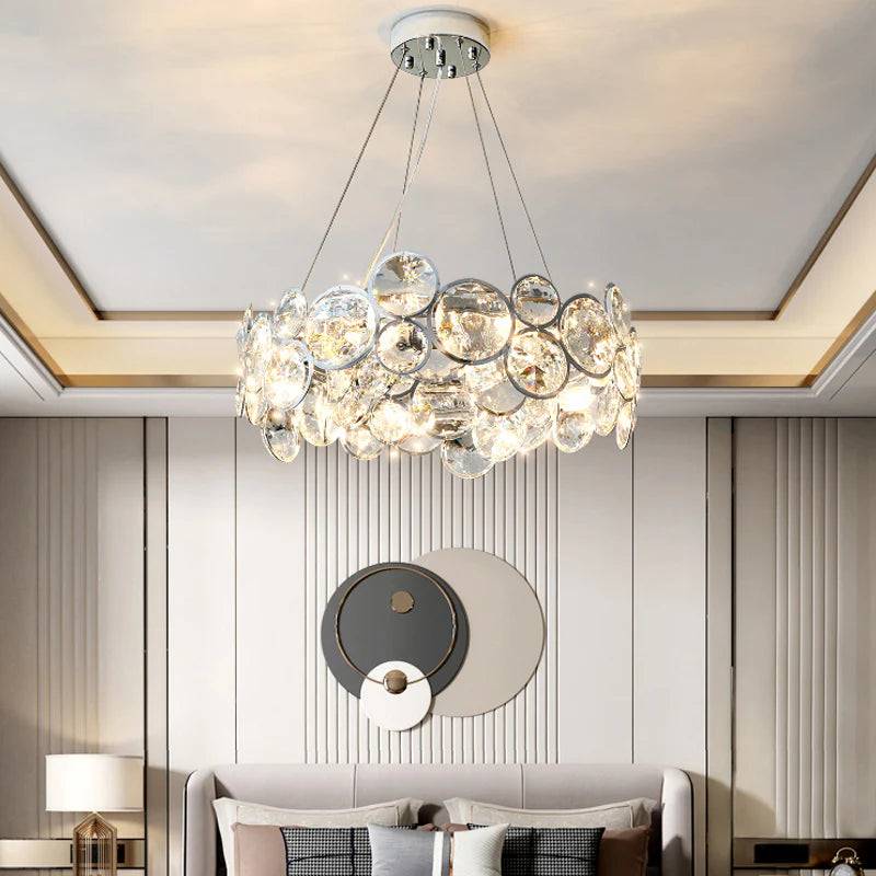 round crystal chandelier round crystal chandelier Celeste yoogee