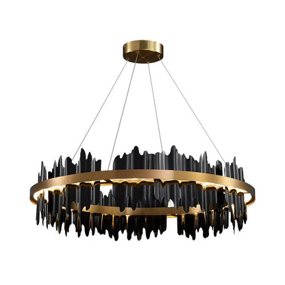 modern led round luxury chadnelier Celestial