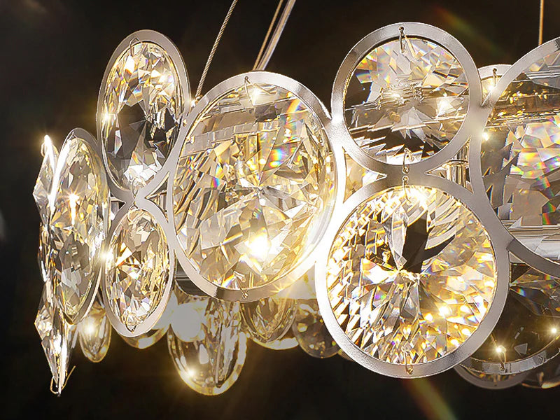 round crystal chandelier Celeste yoogee