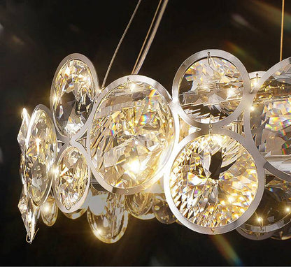 round crystal chandelier Celeste yoogee