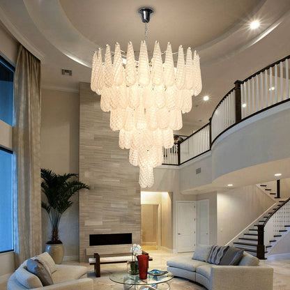 Teardrop shaped glass chandelier Dreamlight yoogee