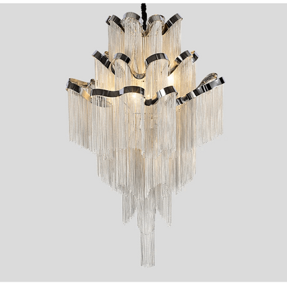 Chain chandelier for large lobby hanging light Elysian