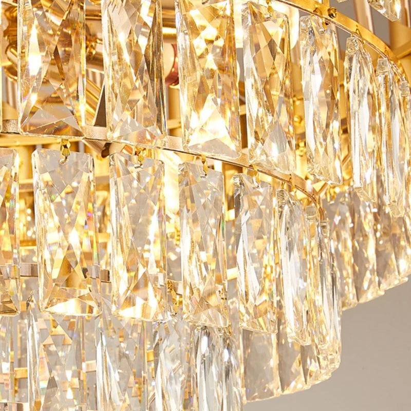 Luxury LED modern crystal Ethereal Pendant