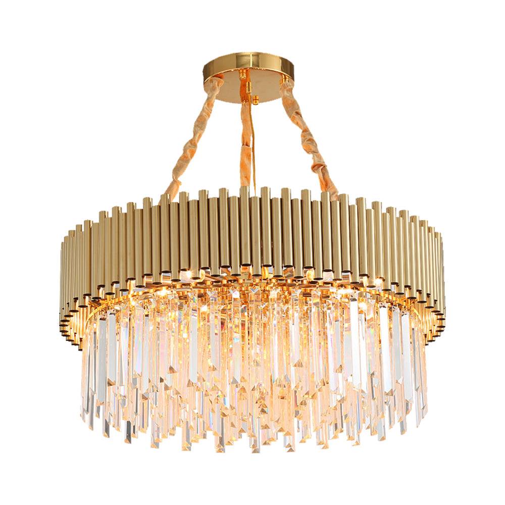 round crystal chandelier Gleam