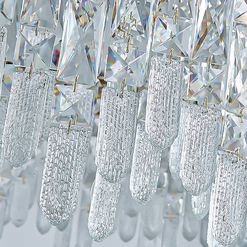 glass crystal light Glitz Pendant detail