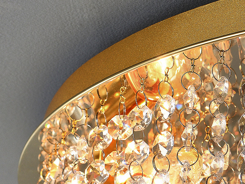 round Crystal ceiling light Graceful Ceiling Detail