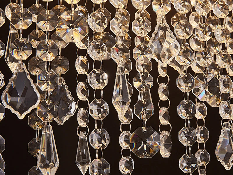 dining room crystal pendant light Graceful Pendant-X Detail