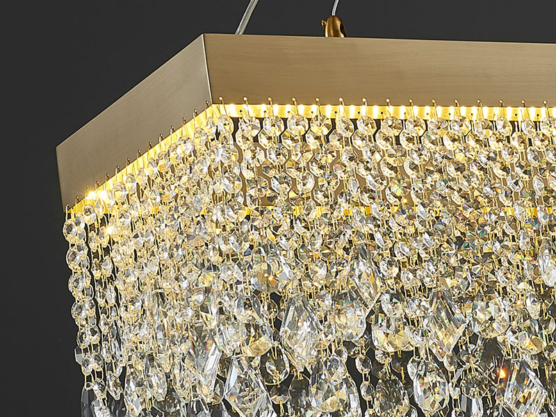 dining room crystal pendant light Graceful Pendant Detail