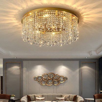 round Crystal ceiling light Graceful Ceiling