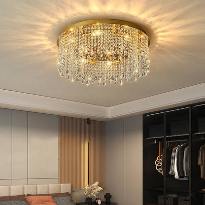 round Crystal ceiling light Graceful Ceiling