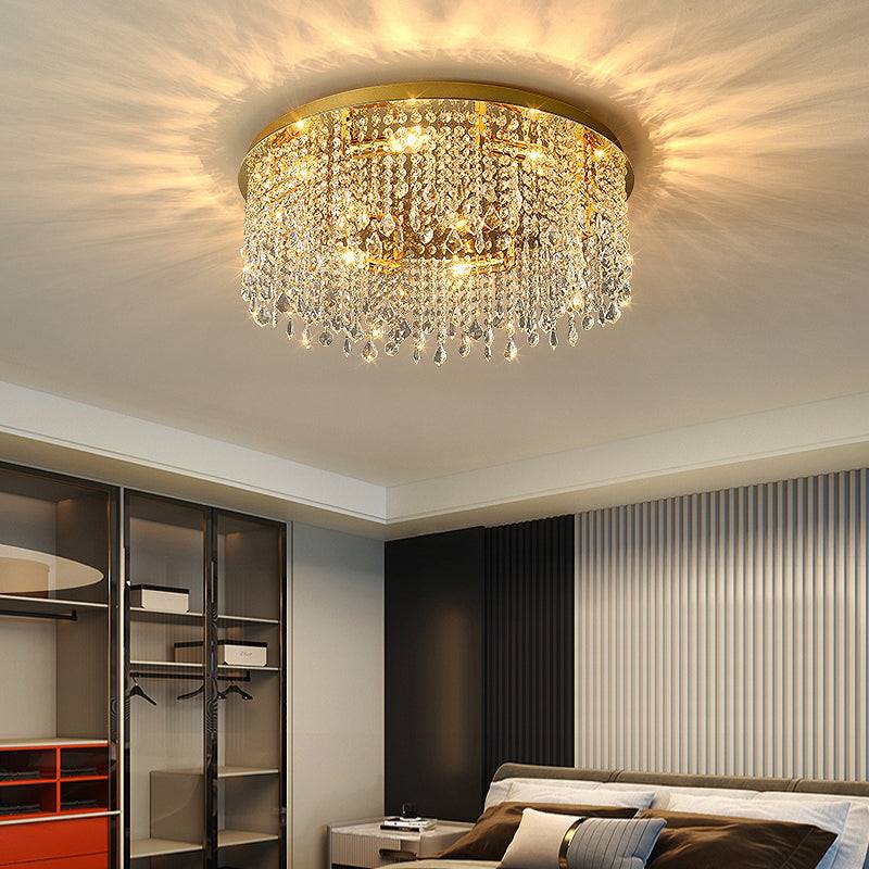 round Crystal ceiling light Graceful Ceiling