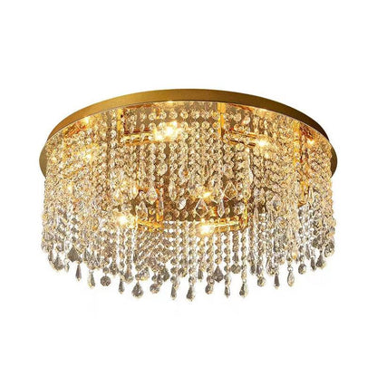 round Crystal ceiling light Graceful Ceiling