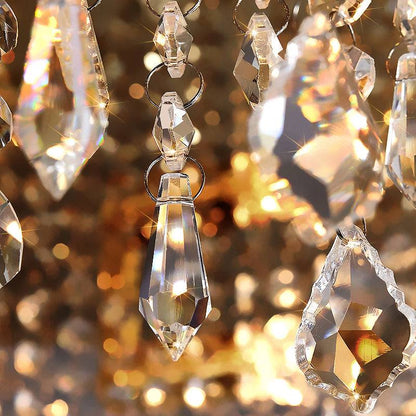 round Crystal ceiling light Graceful Ceiling yoogee-Detail