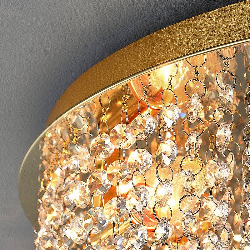 round Crystal ceiling light Graceful Ceiling Detail