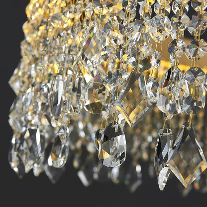 oval crystal chandelier Graceful Pendant-Oval yoogee-Detail