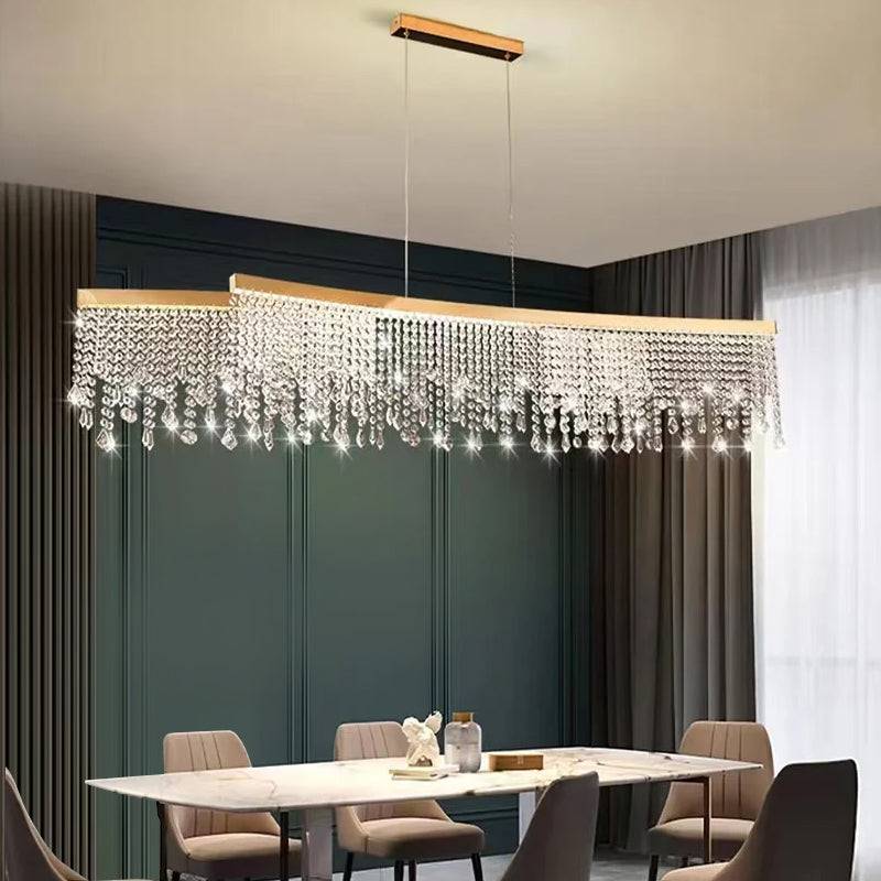 dining room crystal pendant light Graceful Pendant-X yoogee