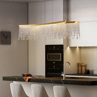 dining room crystal pendant light Graceful Pendant-X