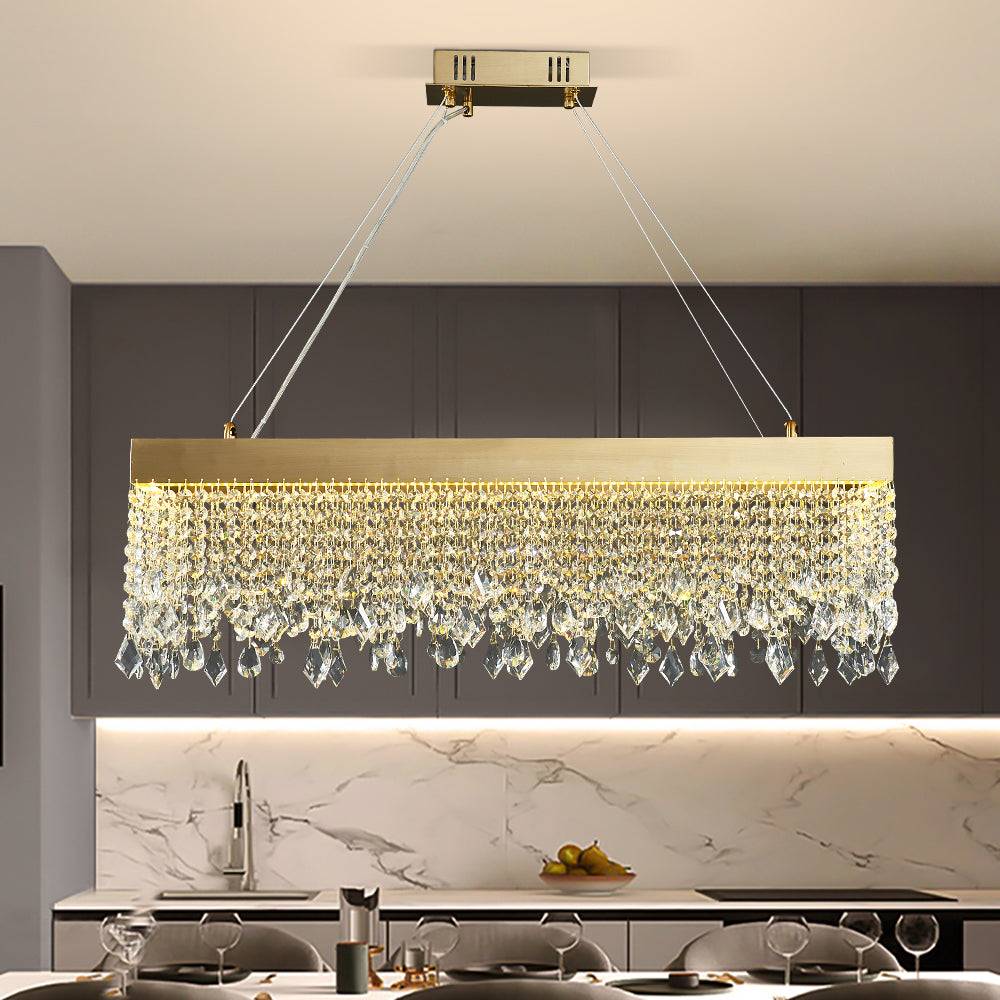 dining room crystal pendant light Graceful Pendant yoogee