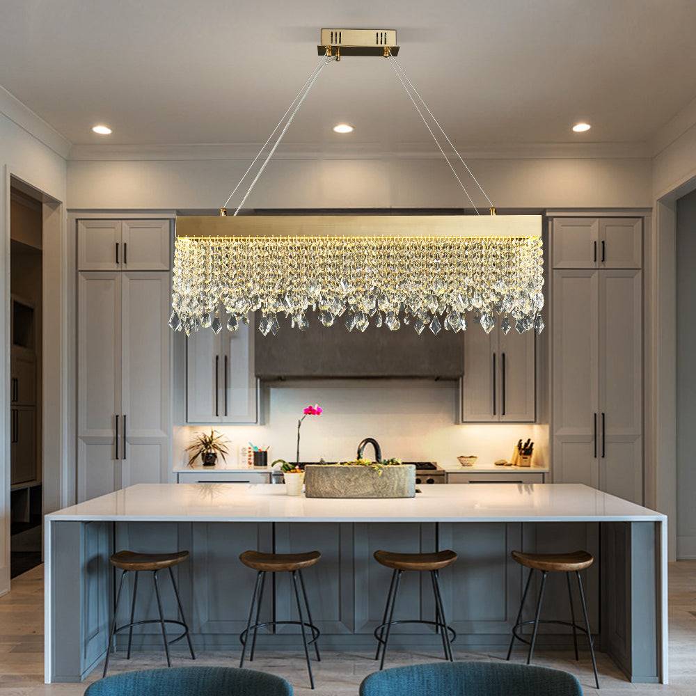 dining room crystal pendant light Graceful Pendant yoogee