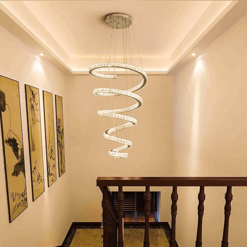 crystal chandelier for staircase Helix