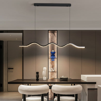 modern black dining room led pendant light Isolde