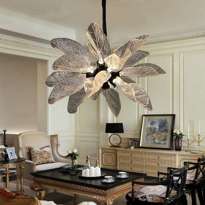 Acrylic led chandelier for dining room lamp Leaf Pendant