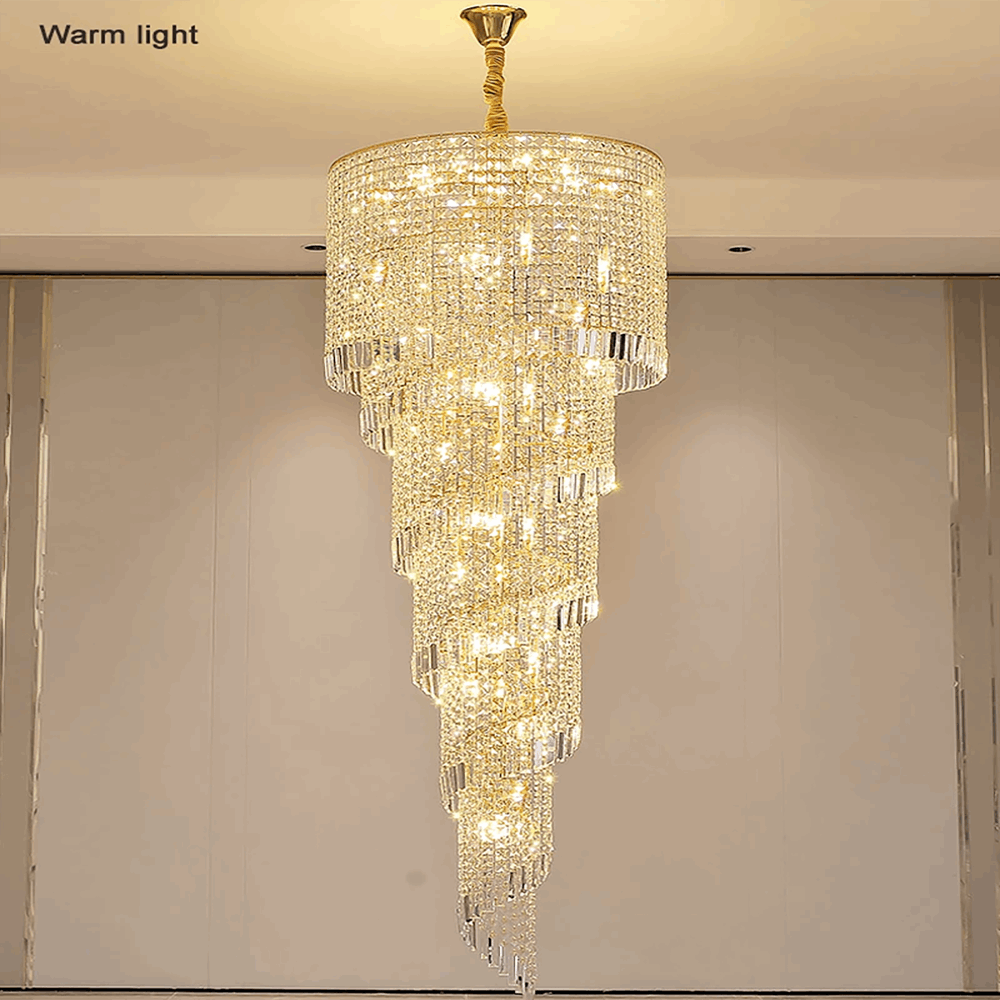 large crystal chandelier Luxurious