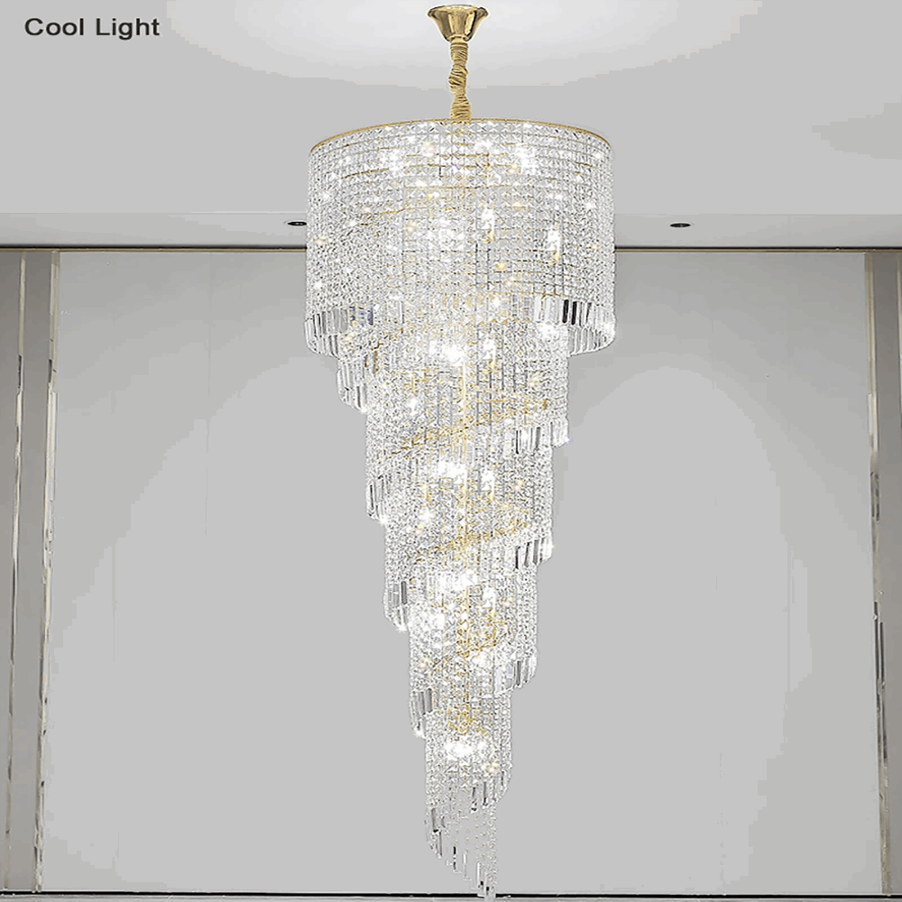 large crystal chandelier Luxurious