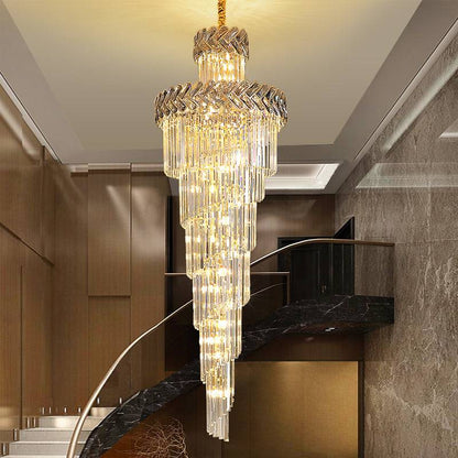 large crystal staircase chandelier  Magnificent Staircase