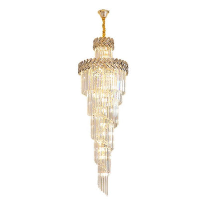 large crystal staircase chandelier  Magnificent Staircase