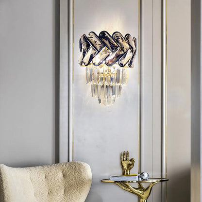 crystal Bedroom wall light Magnificent Sconce yoogee