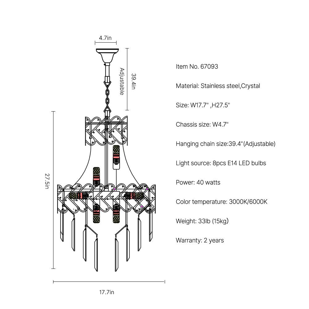 staircase crystal chandelier Magnificent yoogee-size