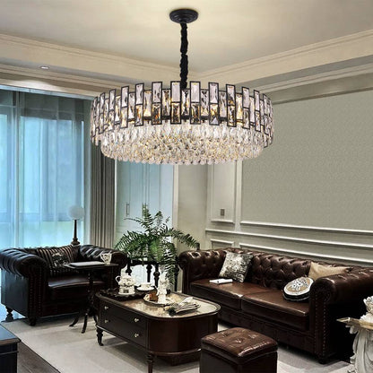 crystal chandelier living room Mirage