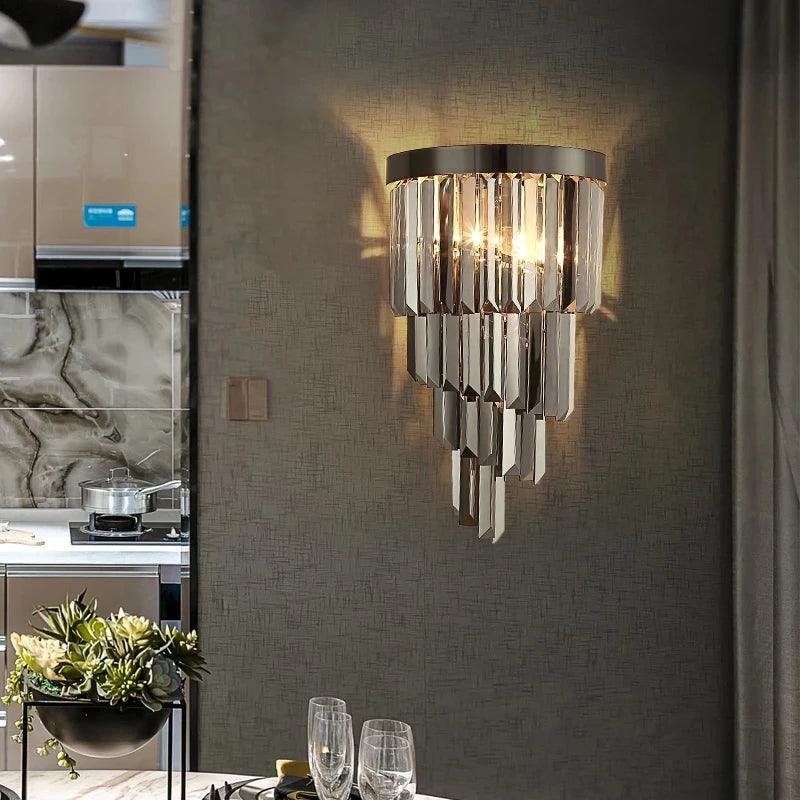 crystal wall light Mysterious Sconce