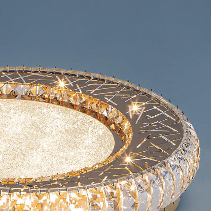 Golden crystal bedroom ceiling lamp Nest Ceiling Details