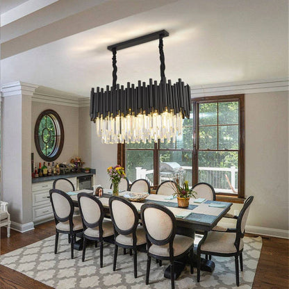 Crystal dining room chandelier Nocturne Pendant