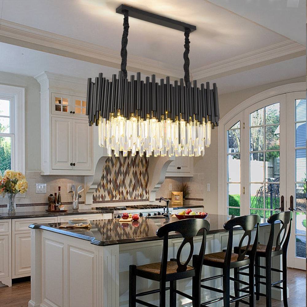 Crystal dining room chandelier Nocturne Pendant