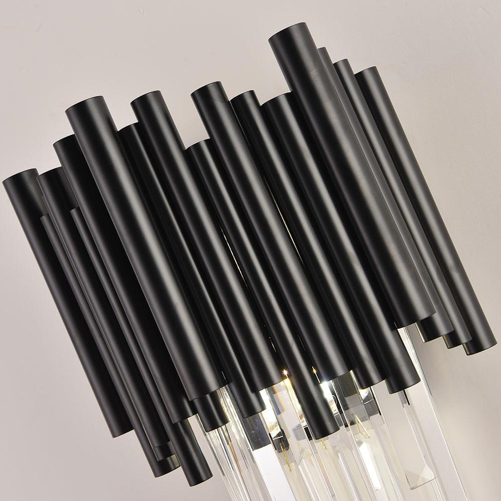 black crystal wall light Nocturne Sconce yoogee-Detail