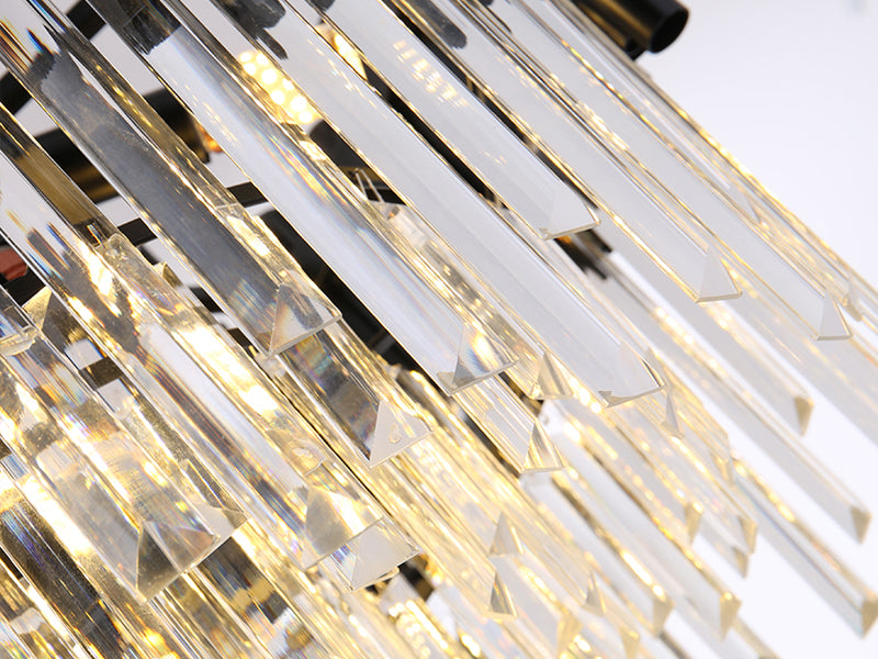 round crystal chandelier Nocturne yoogee-Detail