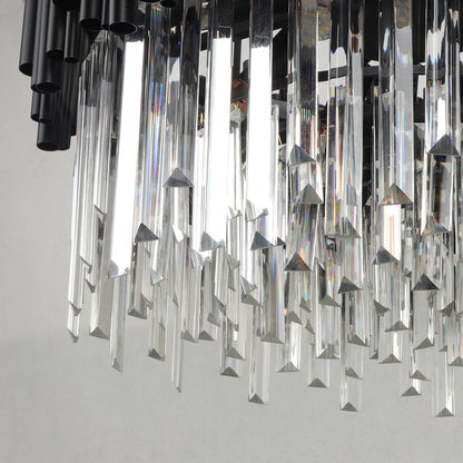 round crystal chandelier Nocturne yoogee-Detail